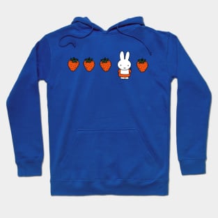 Miffy with strawberries Hoodie